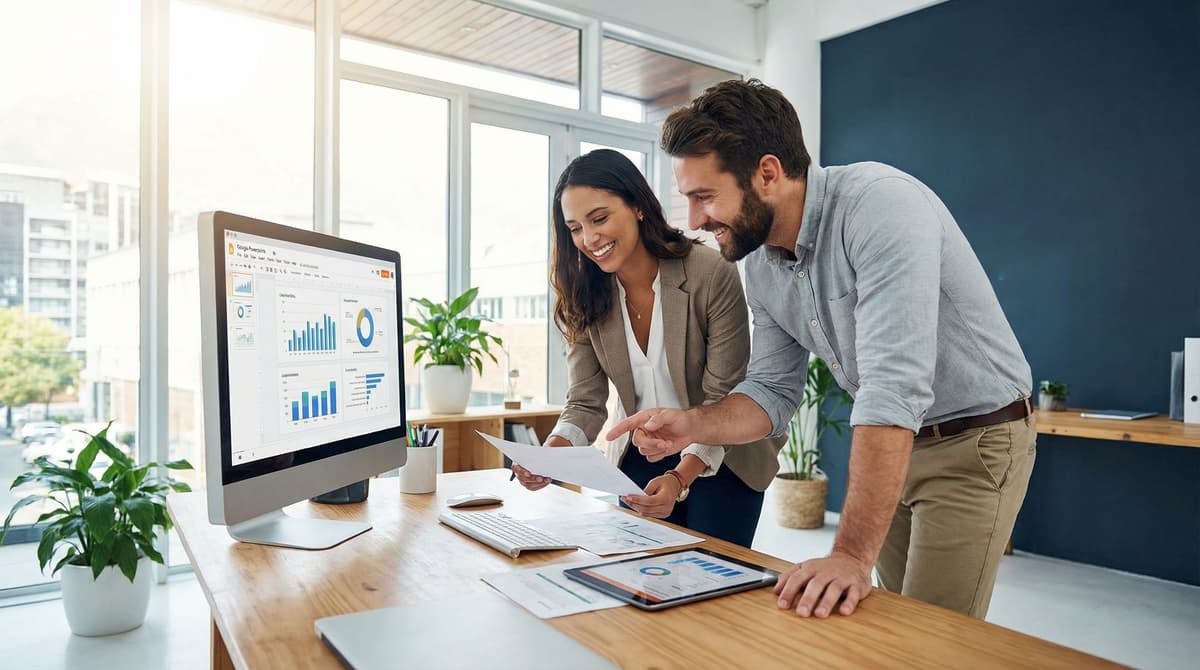 Business financial dashboard